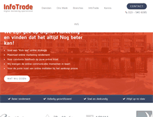 Tablet Screenshot of infotrade.nl